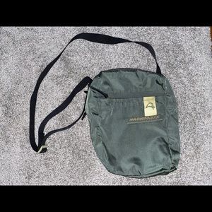 Mandarina Duck canvas green olive crossbody bag